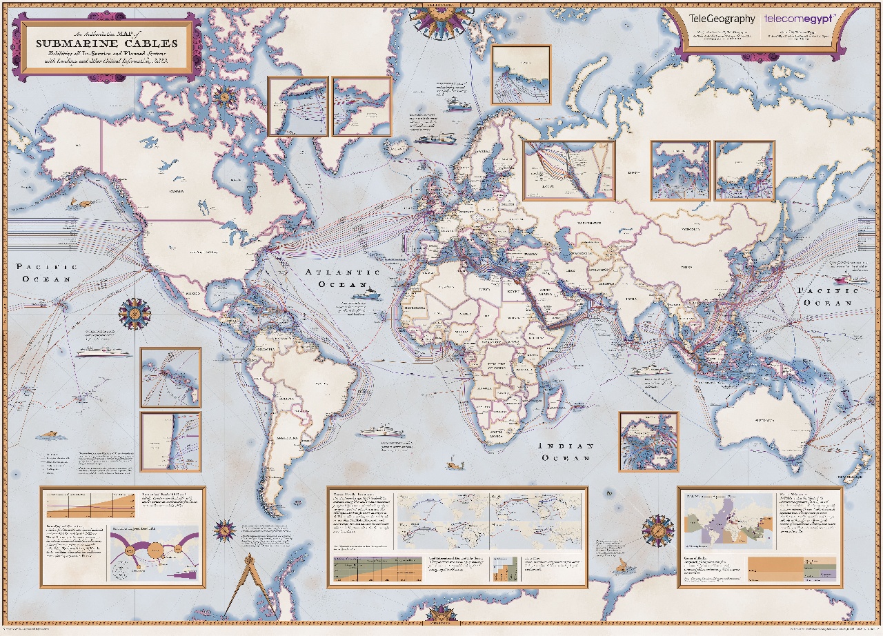 Feast Your Eyes On The 2023 Submarine Cable Map